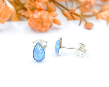Load image into Gallery viewer, Pear Opal Ear Studs