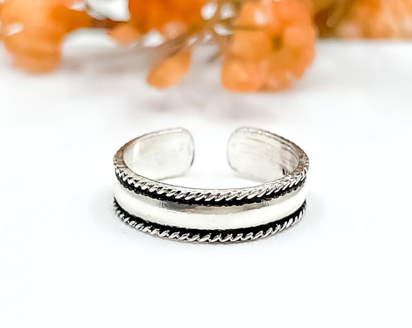 Silver Toe Ring - Midi Ring