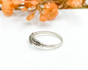 Leaf Toe Ring - Midi Ring