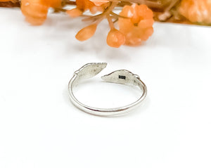 Leaf Toe Ring - Midi Ring