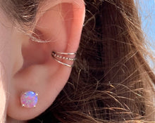 Load image into Gallery viewer, Pink Opal Ear Studs