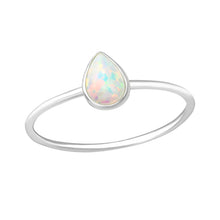 Load image into Gallery viewer, Dainty White Opal Ring