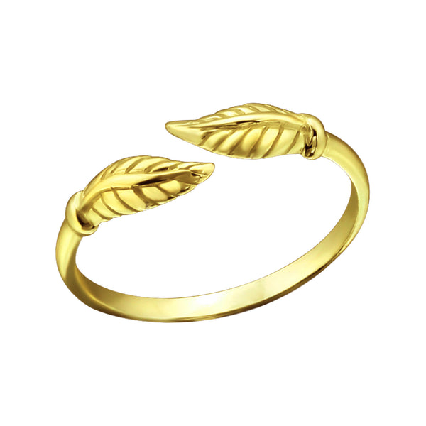 Gold Leaf Toe Ring